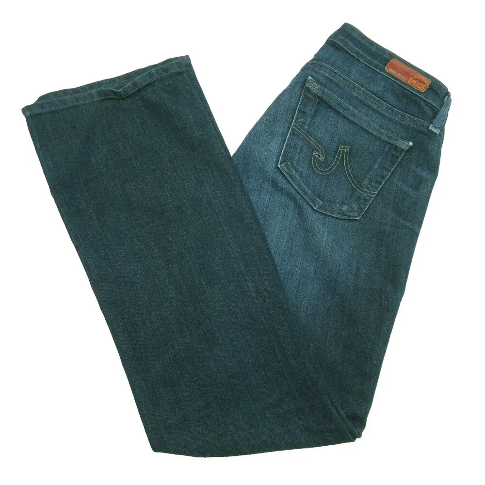 Adriano Goldschmied Womens Size 27R Blue Denim Pants 5 Pockets Bootcut Made USA
